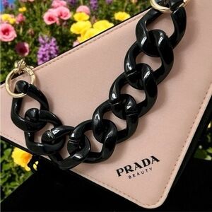 Prada Pink and Black Crossbody Bag